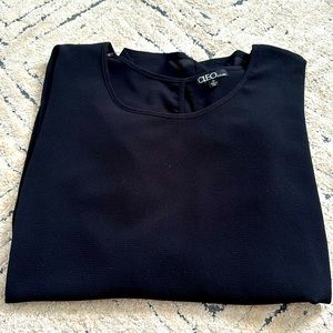 Cleo Black Blouse